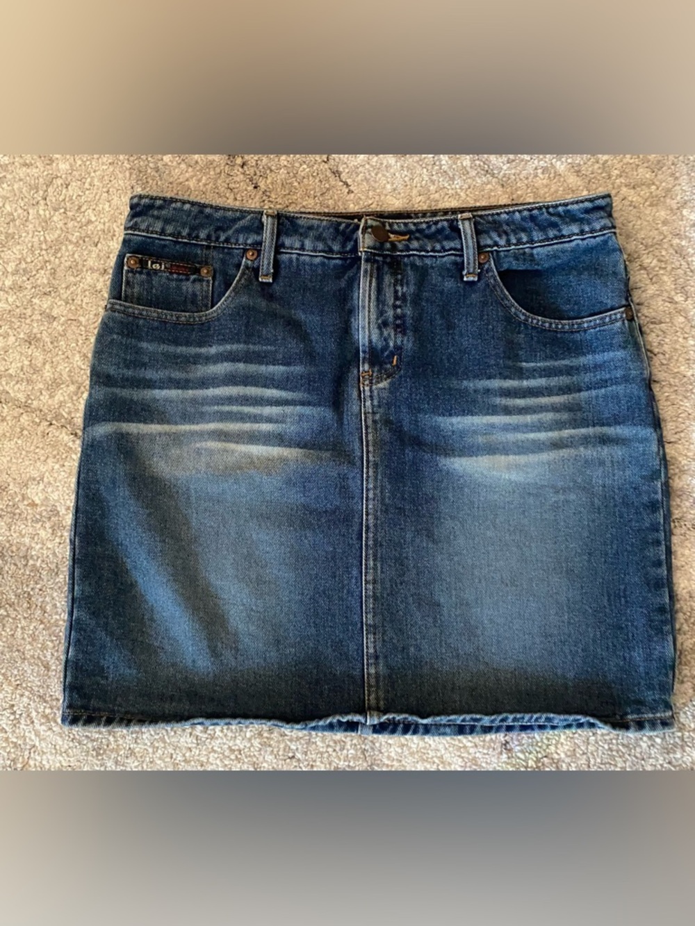 l.e.i. Y2K Denim Skirt Size 13